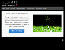 Tablet Screenshot of gestaltequity.com